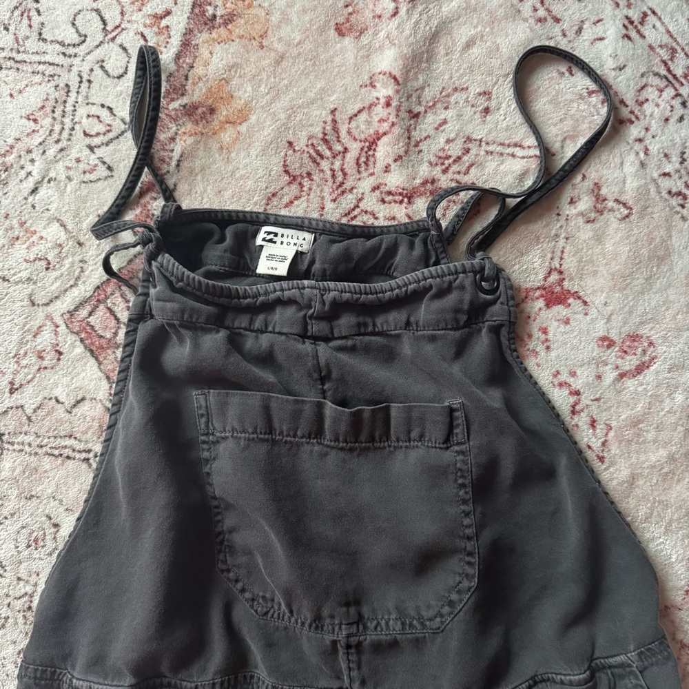 Billabong wild pursuit Charcoal Sleeveless Jumpsuit - Picture 4 of 7